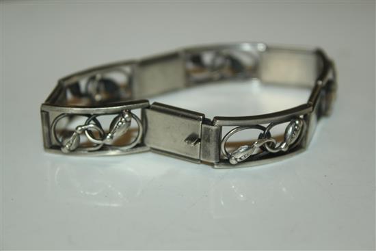 Danish silver bracelet WKR